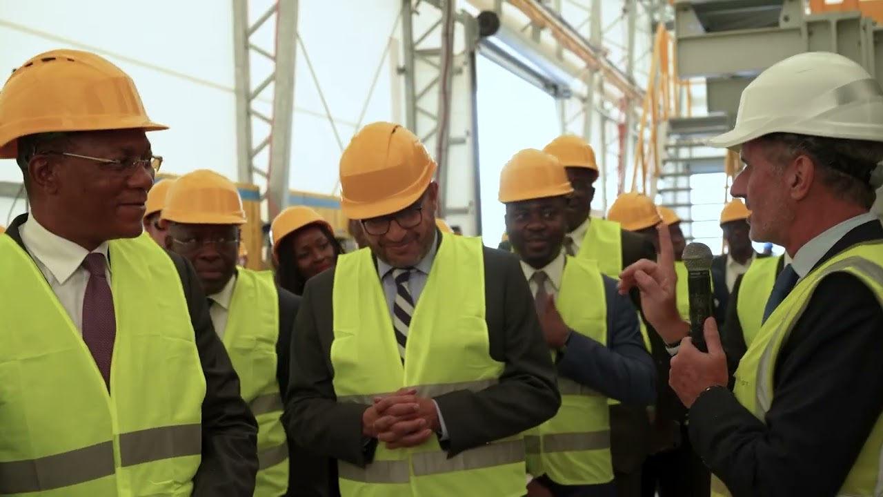 Usine Neulandt CI Inauguration   Visite