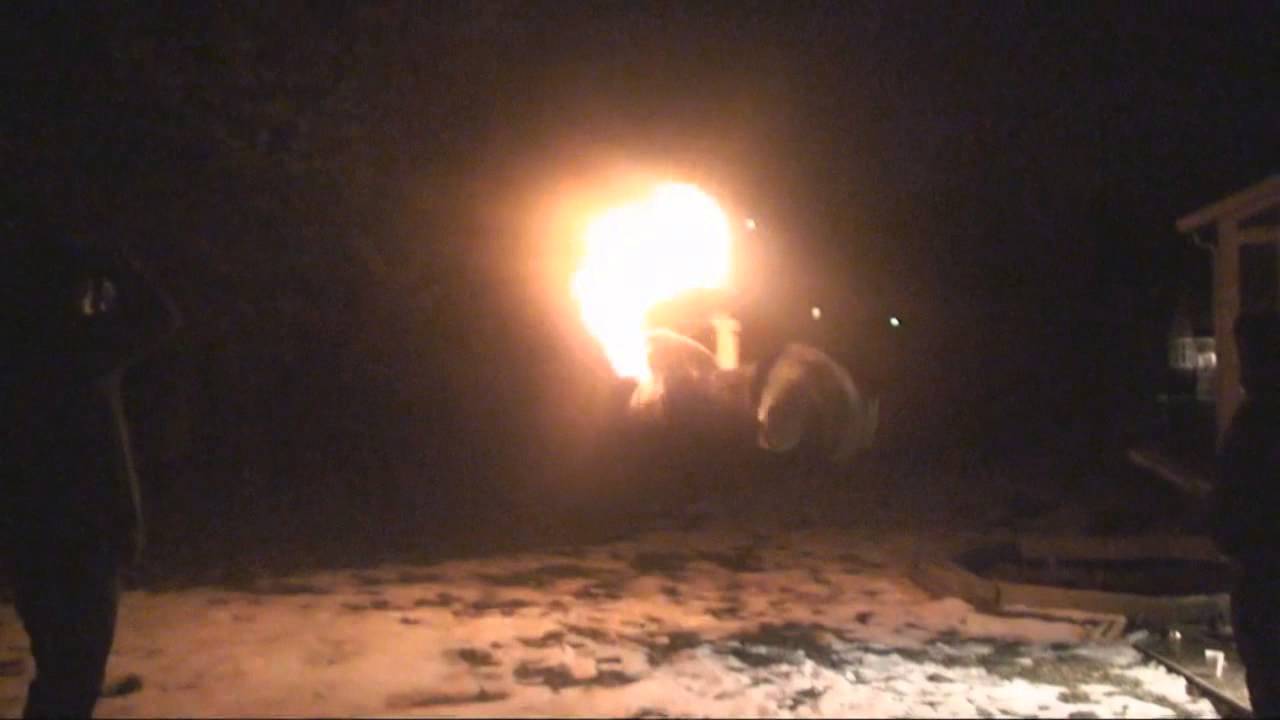 Fire Breathing Backflip