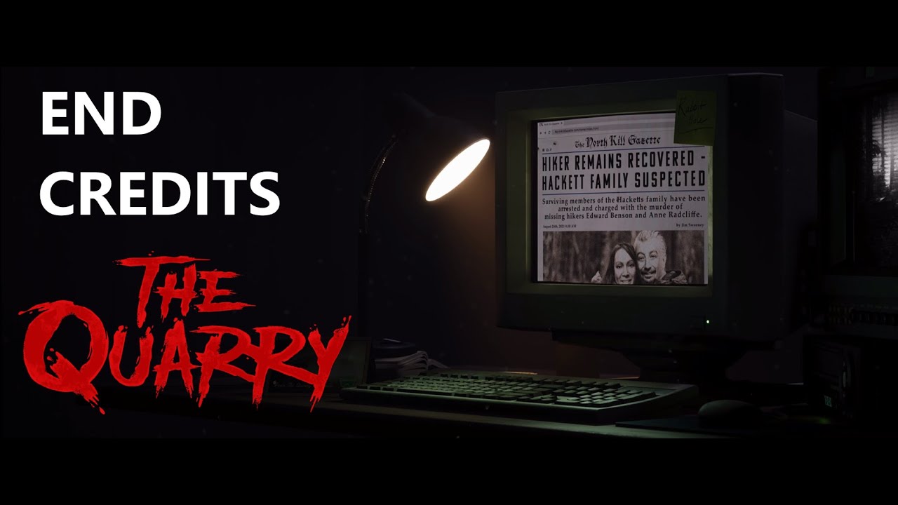 The Quarry Full Game PS5 Gameplay Walkthrough - End Credits (4K 60FPS)