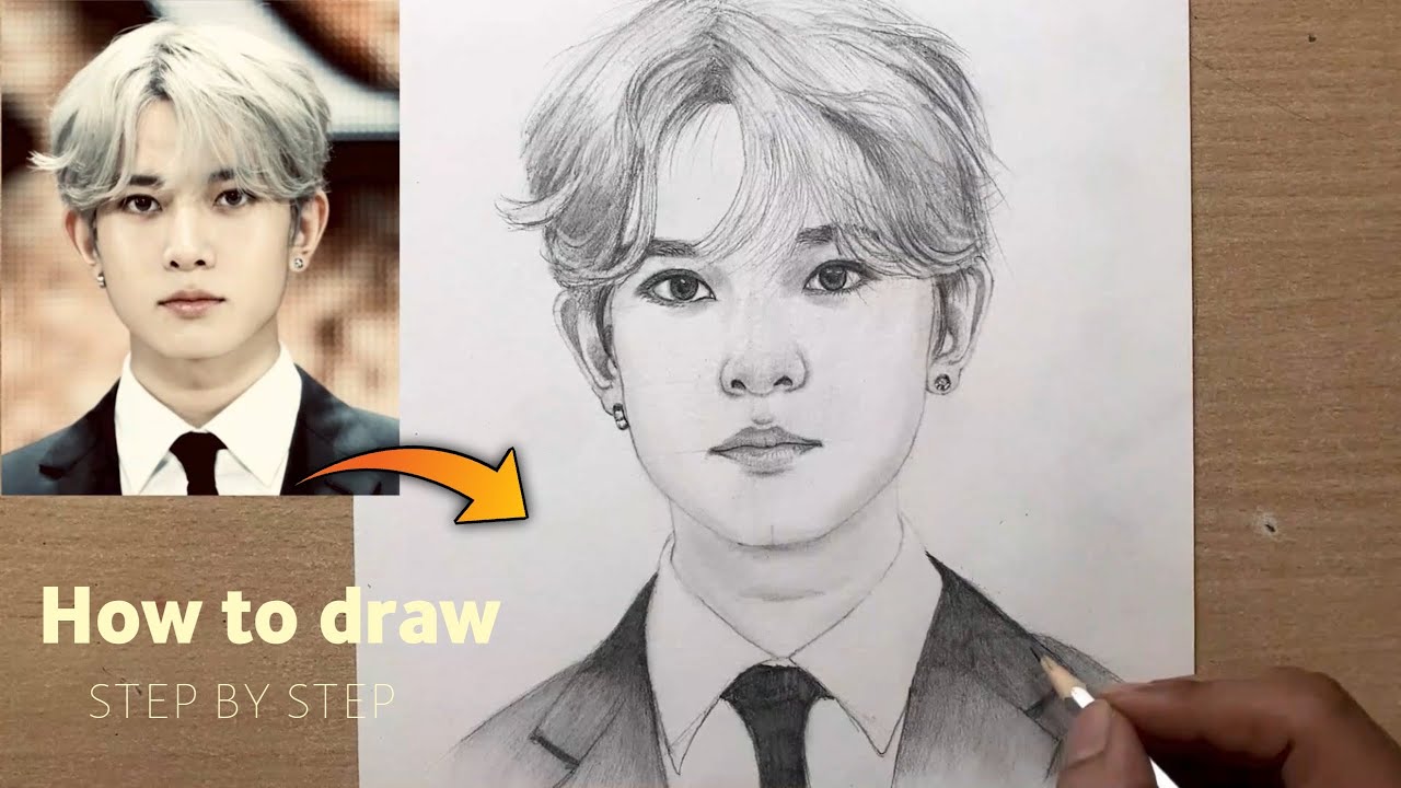 Pencil drawing of Heeseung enhypen | drawing tutorial step by step | Suraj Kumar art