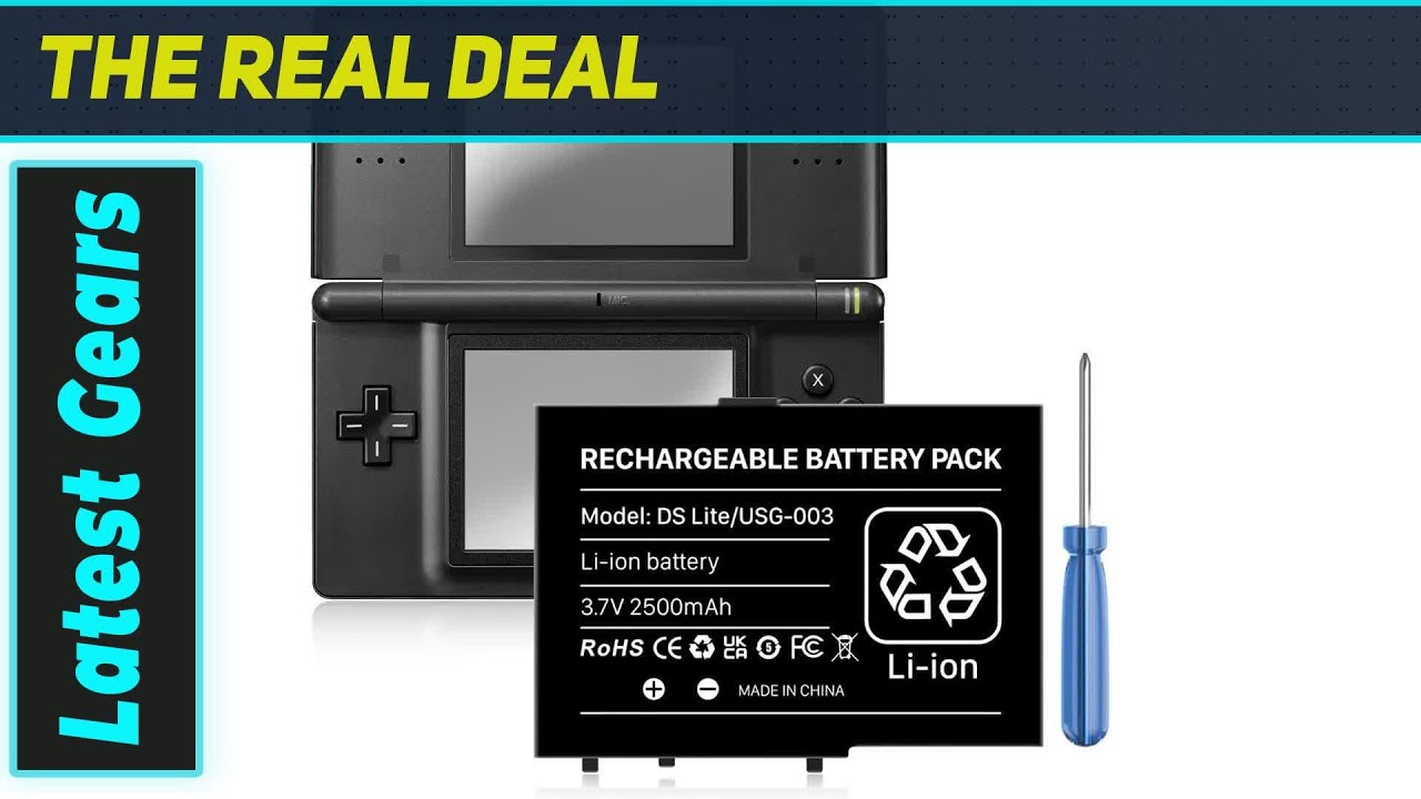 `Best Nintendo DS Lite Battery? USG-003 Upgrade & Install