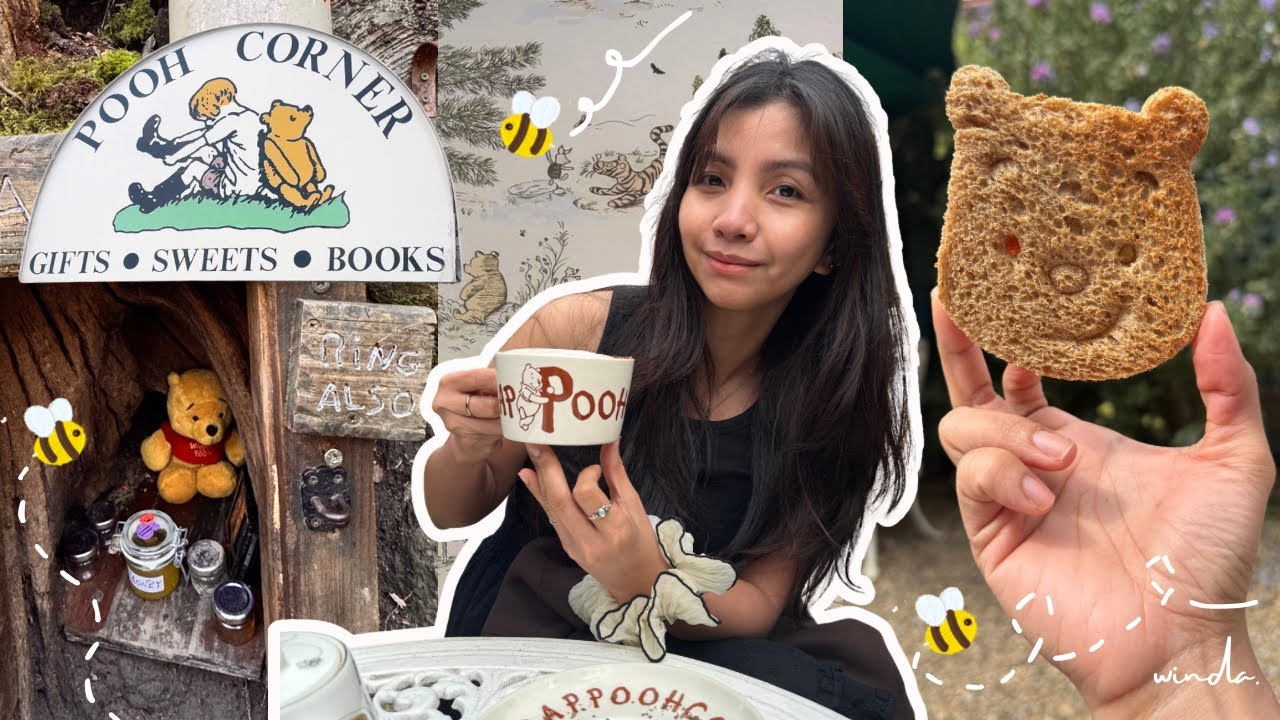 my favorite cafe!💛 , POOH CORNER 🍯 #pooh #poohbear #disney #cafe #love  