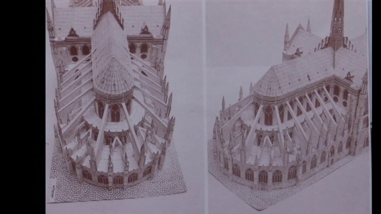 Kartonmodellbau Notre Dam de Paris
