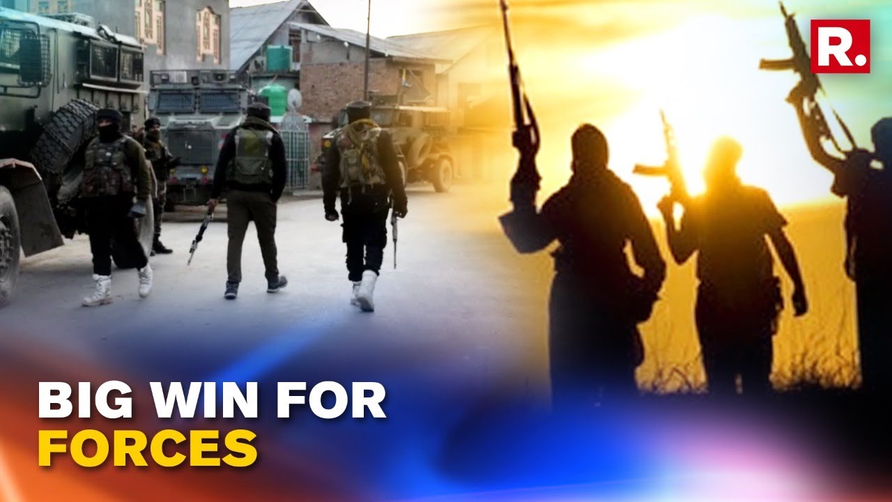J&K: 5 Terrorists Including JeM Commander Neutralised In Budgam & Pulwama Encounters