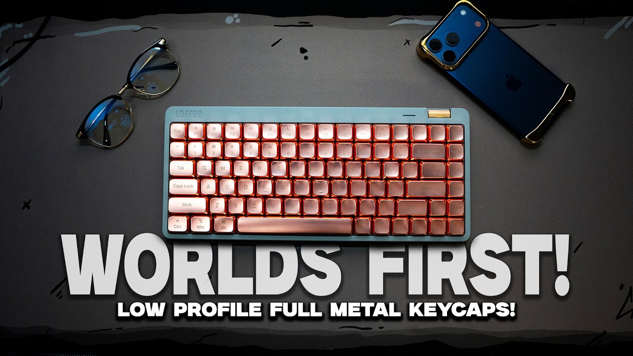 @awekeys HAVE DONE IT AGAIN! - Kickstarter NOW LIVE! Low Profile FULL Metal Keycaps!