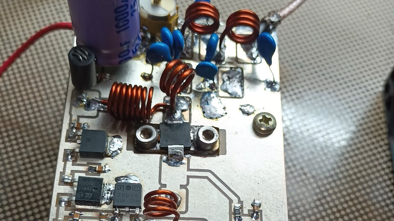 Como montar transmissor FM 30 a 40W com MRF184 ou RD35HUP2 e pll veicular