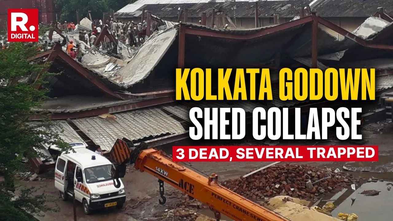 KOLKATA HORROR: 3 Dead, 18 Trapped Alive As Massive Under-Construction Warehouse Collapses!