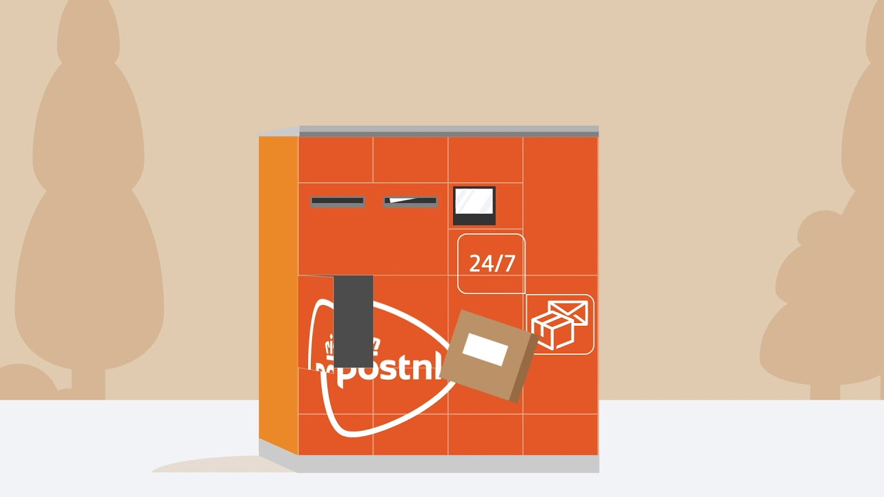 PostNL Pakket- en briefautomaat Ontvangen