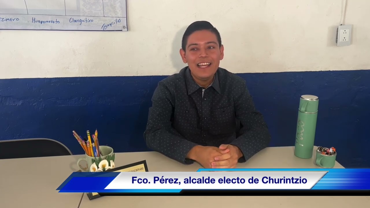 El Presidente Municipal más joven de Michoacán conversó con BRUNOTICIAS
