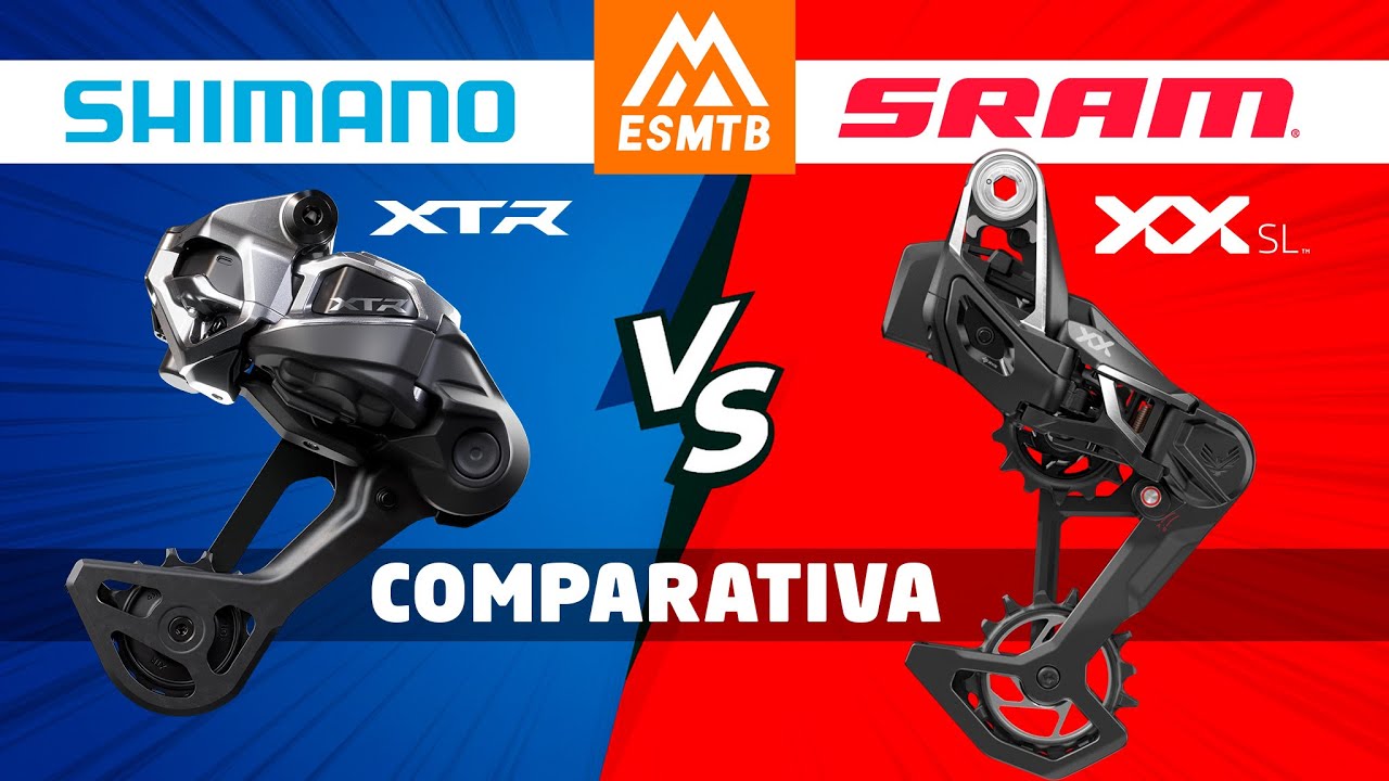 Shimano XTR Di2 vs SRAM XX SL: ¿quién gana el duelo electrónico en MTB?
