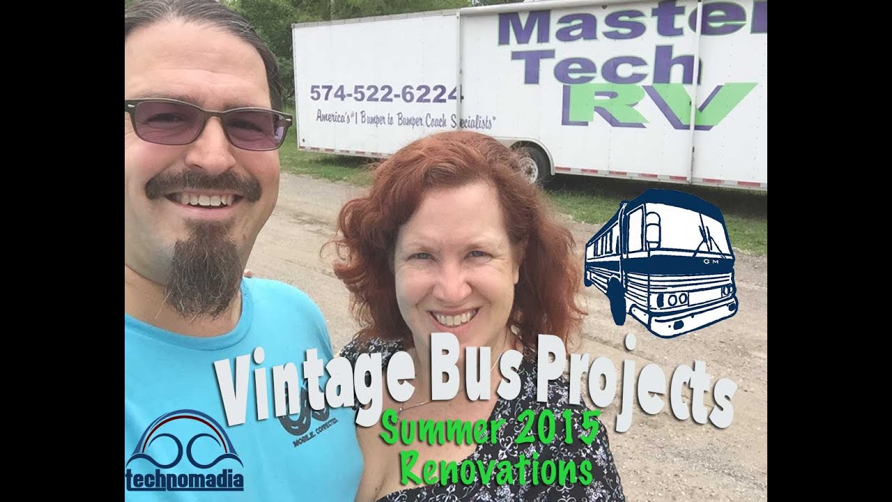 Vintage Bus GM 4106 Renovation Project Scope at Master Tech RV - Summer 2015