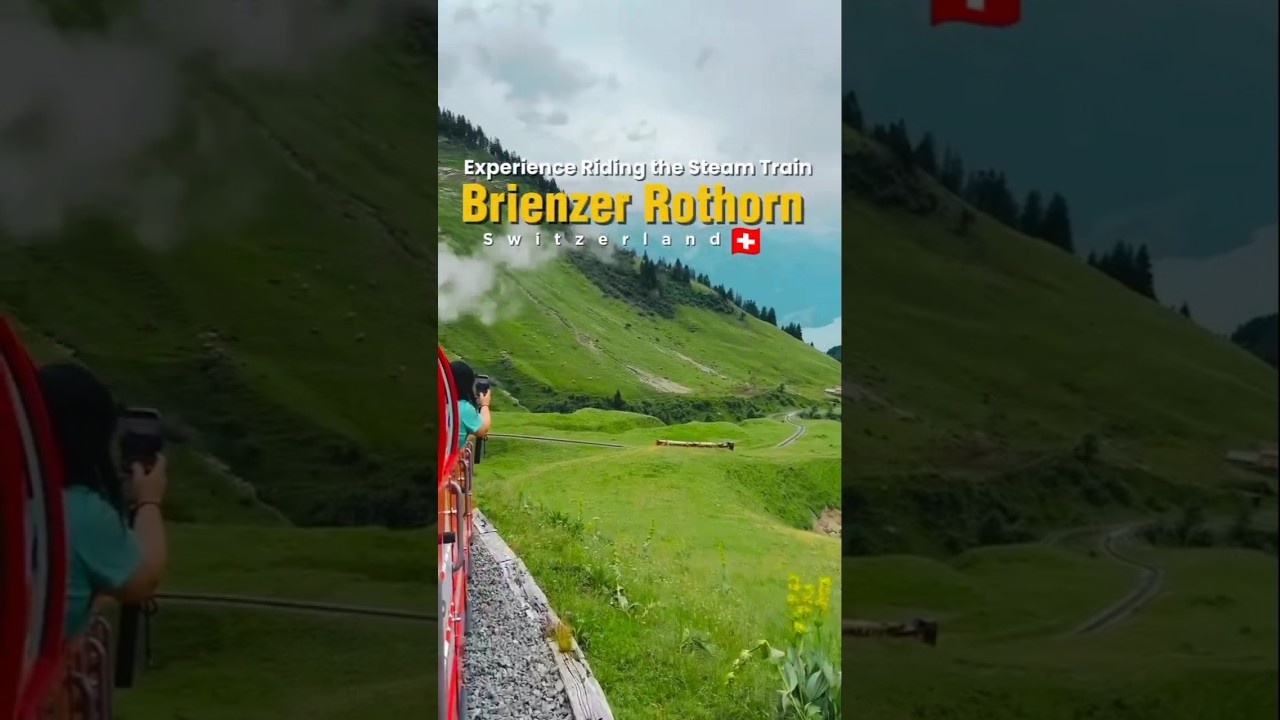 Experience Brienzer Rothorn, Steam Train to the Top of Switzerland #travel #switzerland
