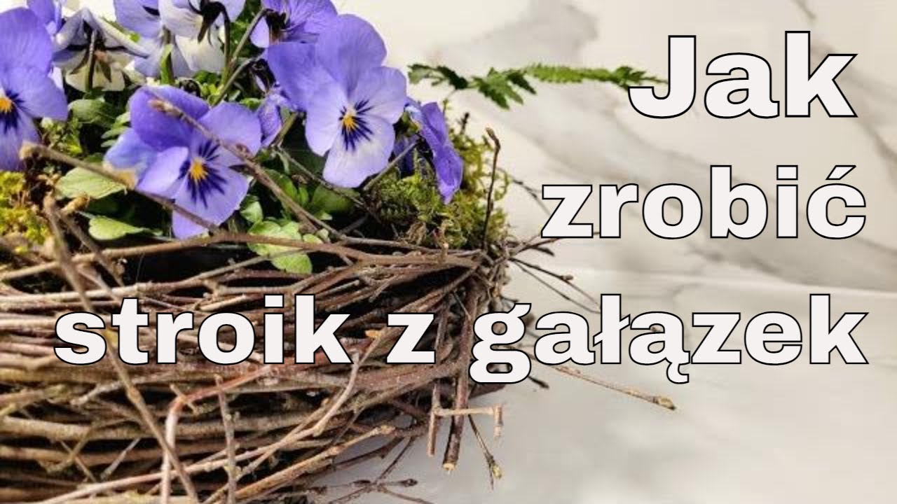DIY - JAK ZROBIĆ OSŁONKĘ Z WITEK BRZOZOWYCH DO STROIKA | Domowe pasje Anki