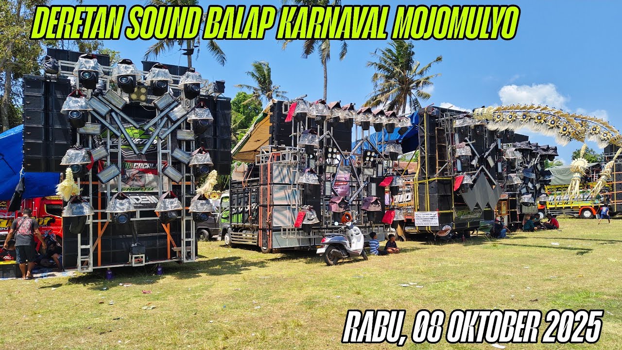 Deretan sound balap karnaval Mojomulyo