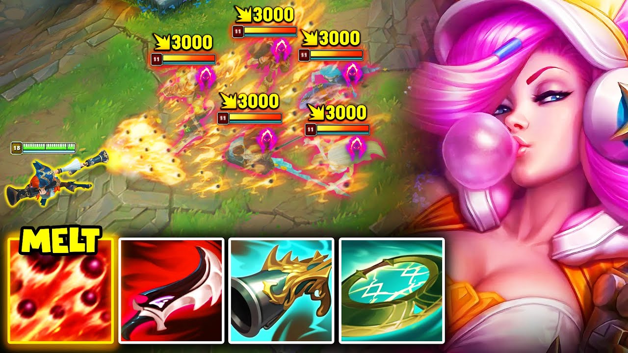 Miss Fortune but my ult deletes your ENTIRE team in 1.5 seconds (10,000 DAMAGE WTF?)