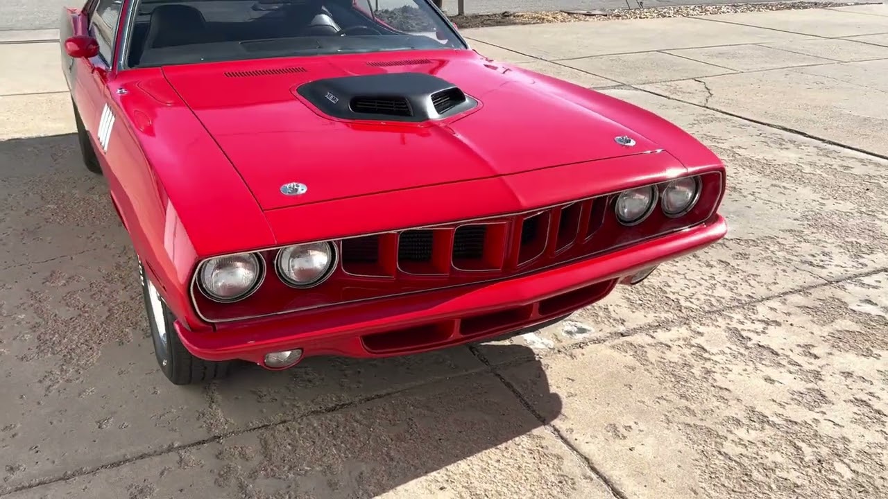 1973 Plymouth Cuda - 1971 Body Conversion - 528 Hemi / Tremec 5-Speed - Dana 60 Rear