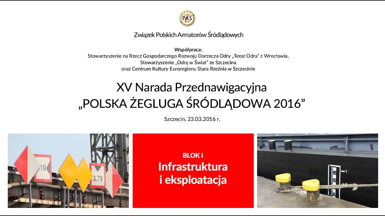 BLOK I Infrastruktura i eksploatacja   XV Narada Przednawigacyjna