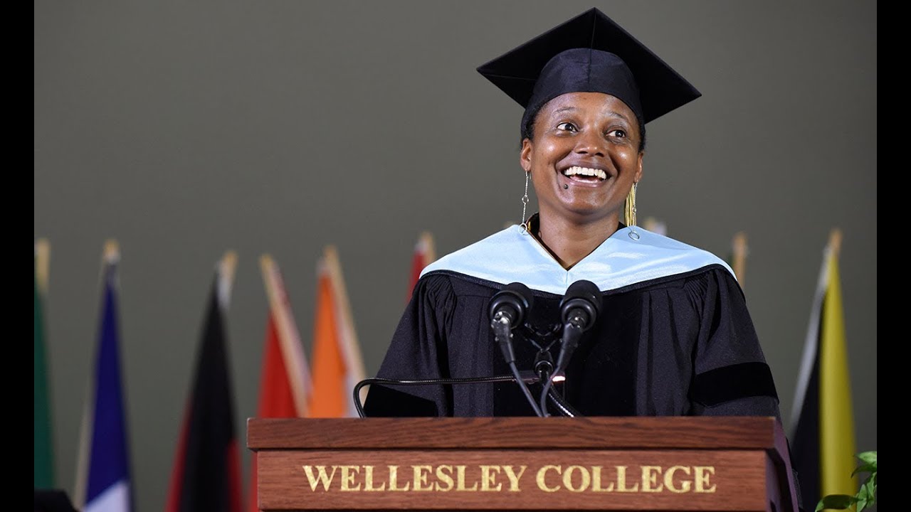 Tracy K. Smith delivers Wellesley's 2018 Commencement Address