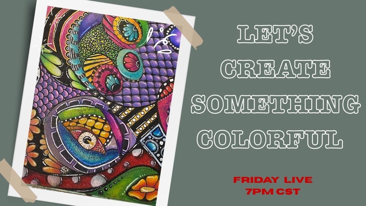 Friday Evening Live Craft with me!! Paints, doodles and pencils?