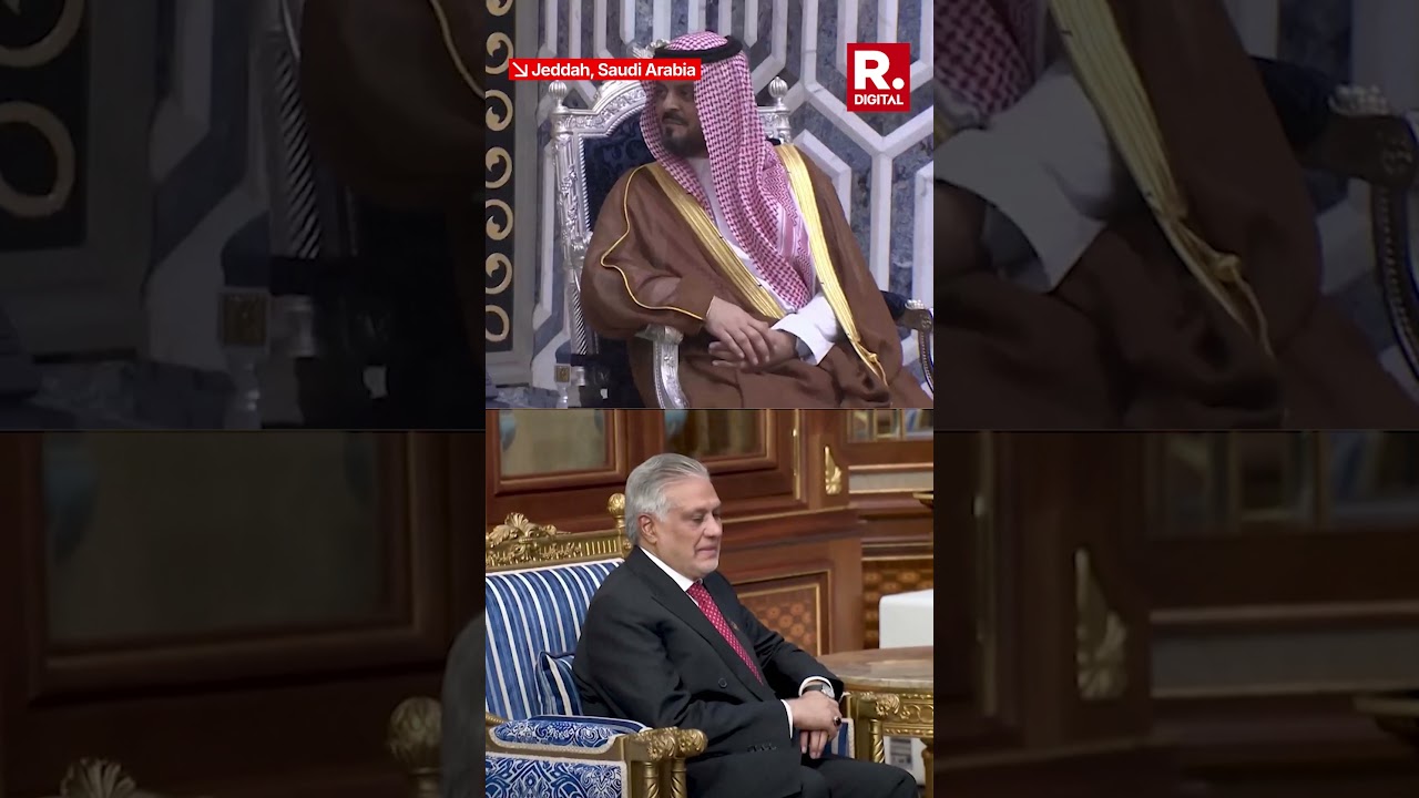 Pakistan PM Shehbaz Sharif Meets Saudi Crown Prince In Jeddah