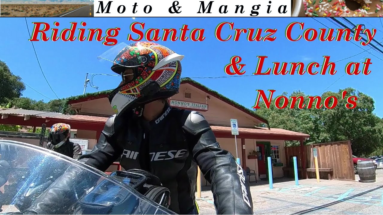 Riding Santa Cruz County & lunch at Nonno's Italian
