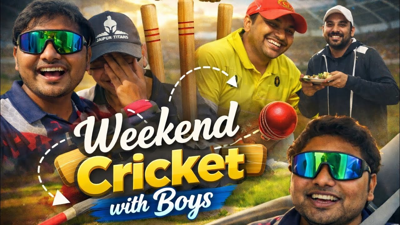 Weekend Cricket🏏 With Friends | Full Fun, Fights & Funny Scenes 😂 | Vlog