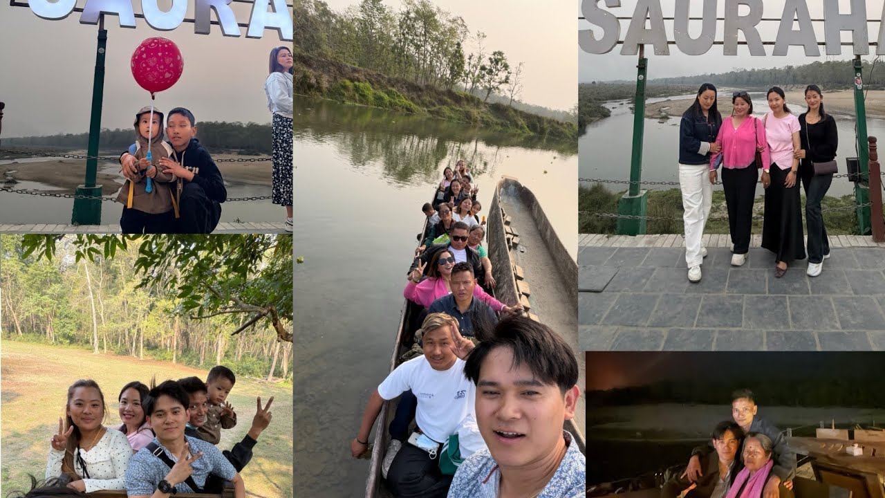 A day in sauraha 🐘🦌// family sanga ekdam ramailo bayo //Ambika Gurung  