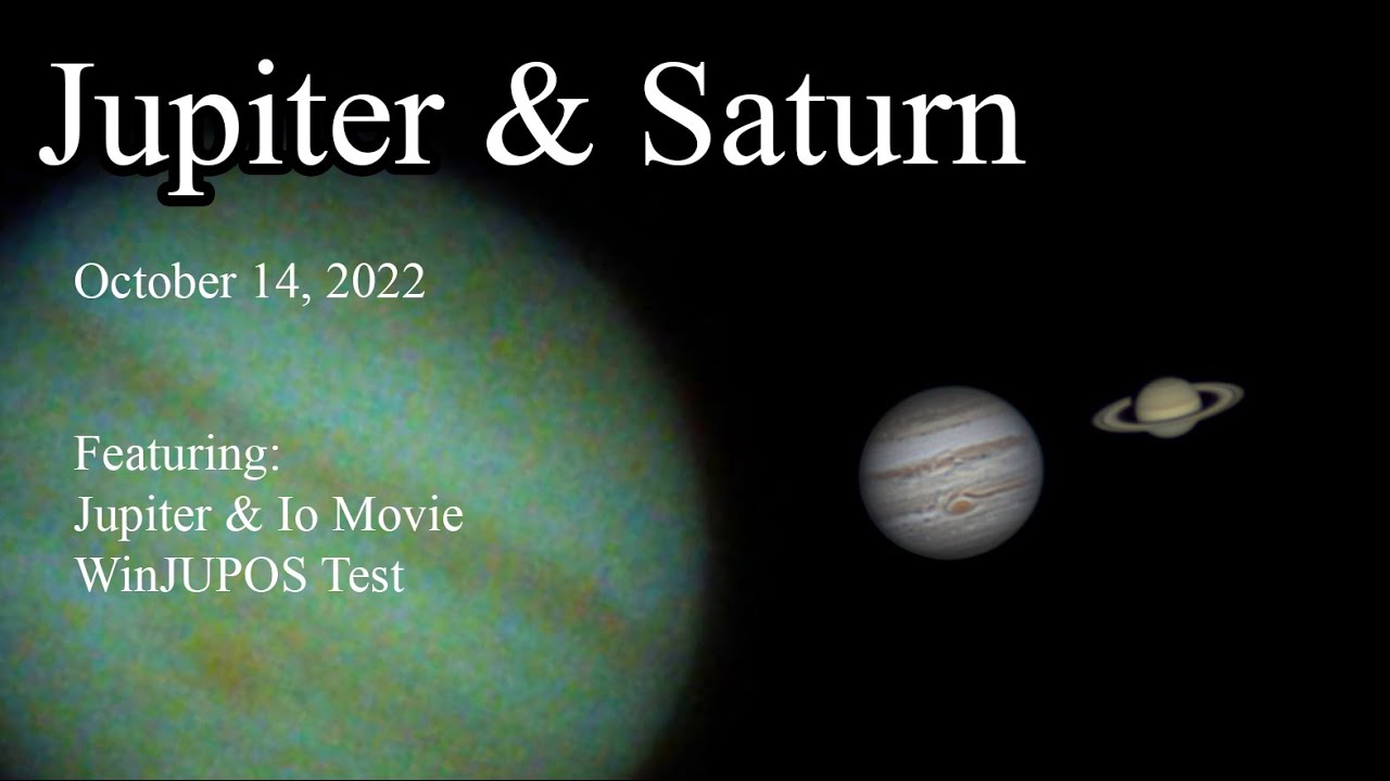 Jupiter and Saturn. De-rotating Jupiter. 1st try with WinJUPOS.