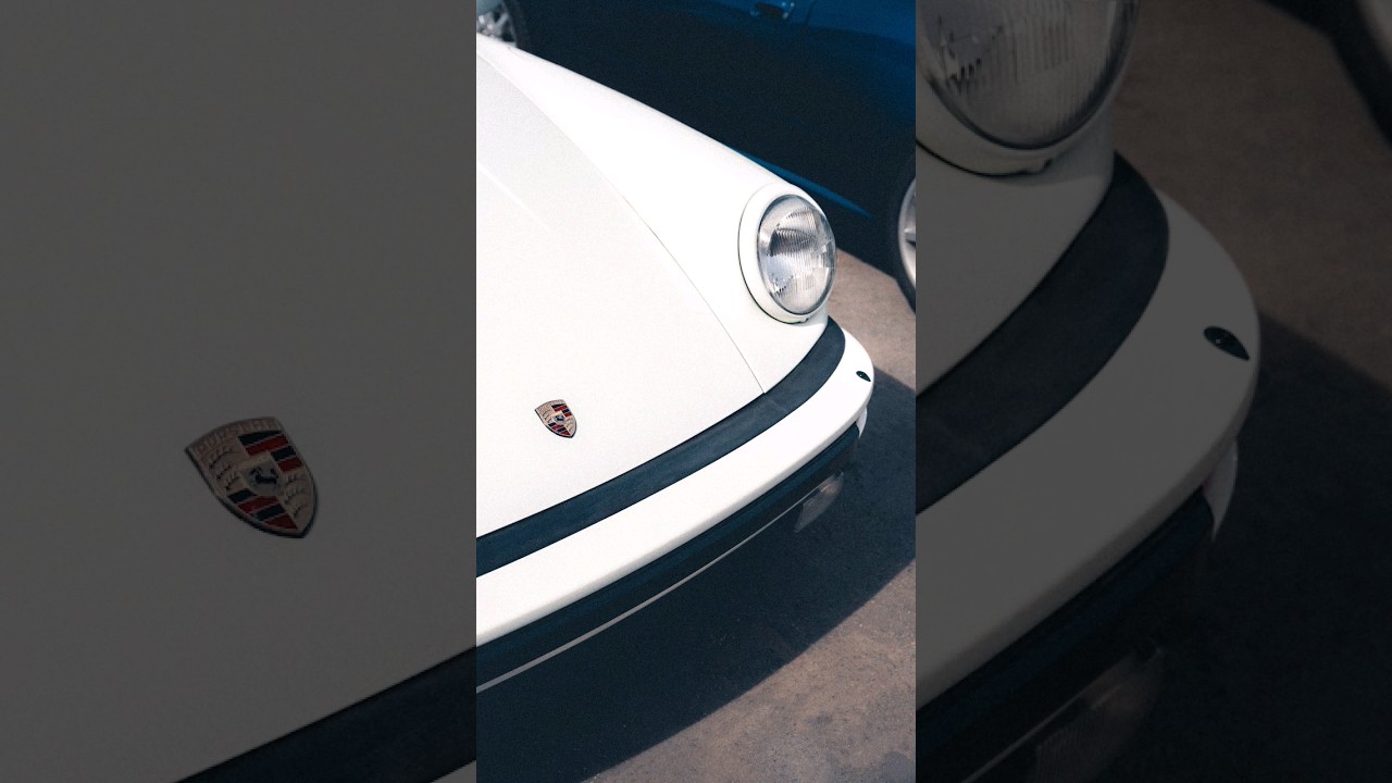 Avant / apr&egrave;s de la retouche photo de cette belle 911 type 930. Edit&eacute; sur Lightroom Classic...