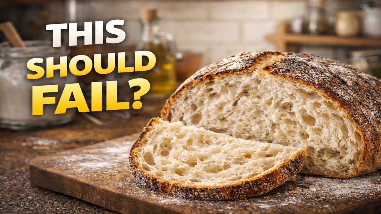 3 Ingredient Sourdough Bread