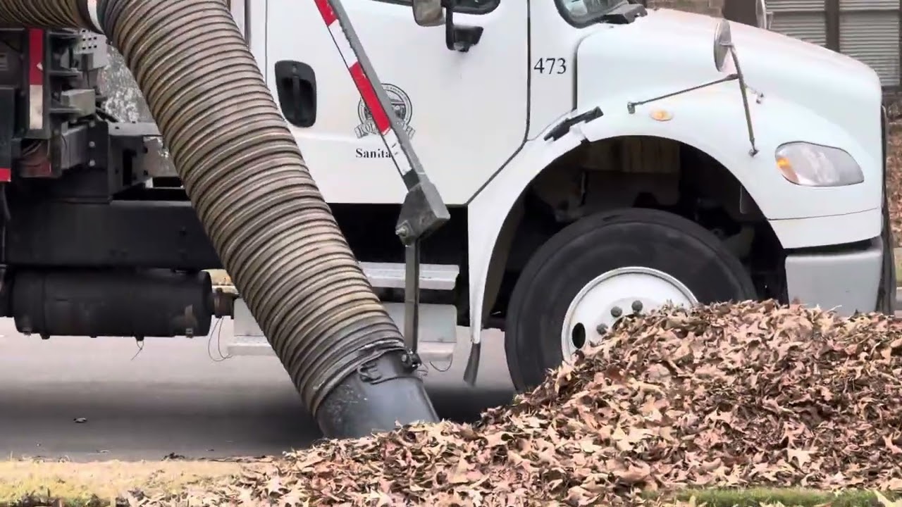 Leaf Collection Truck