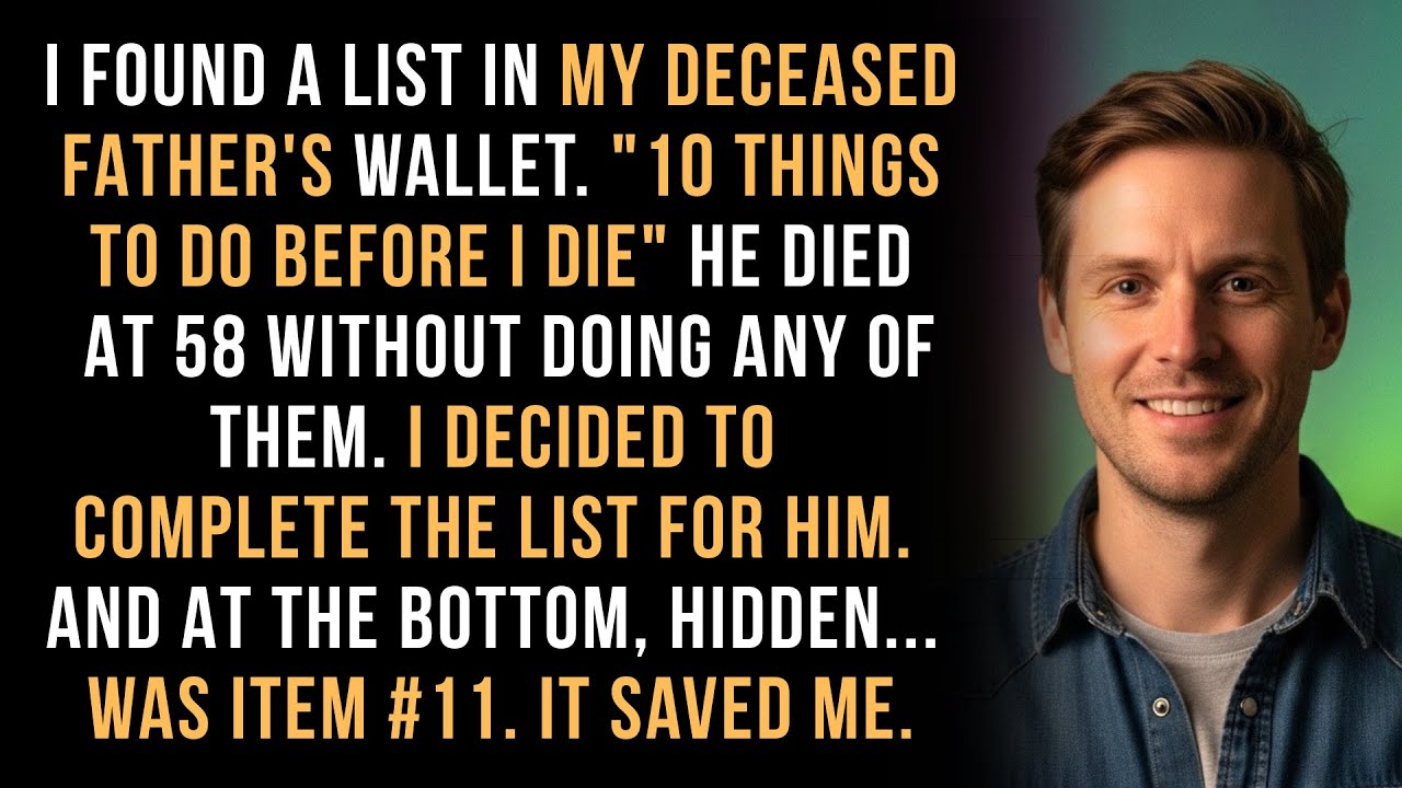I Found My Father's Bucket List. Item #11 Was Hidden. It Changed My Life.