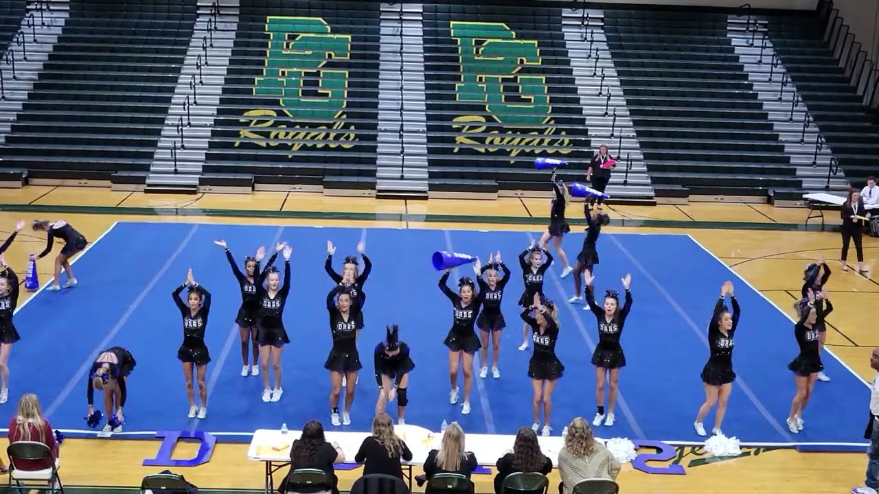 Deep Run High School at Region 5C Cheer Competition 2022 Second Round