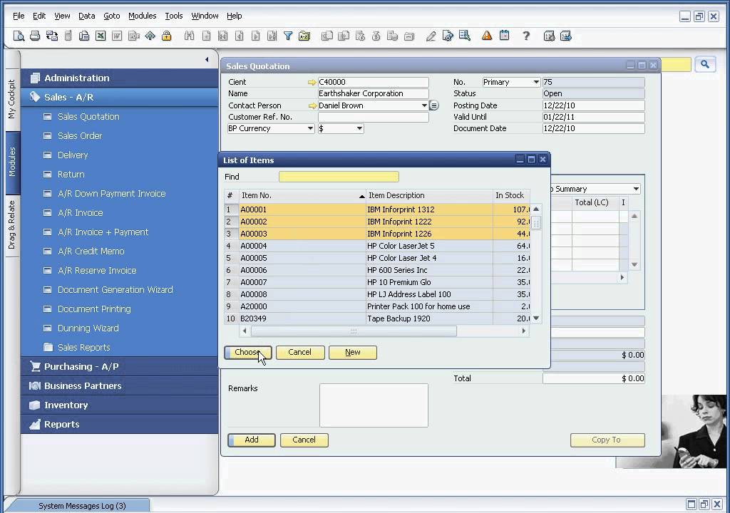 SAP Business One - Alert Management