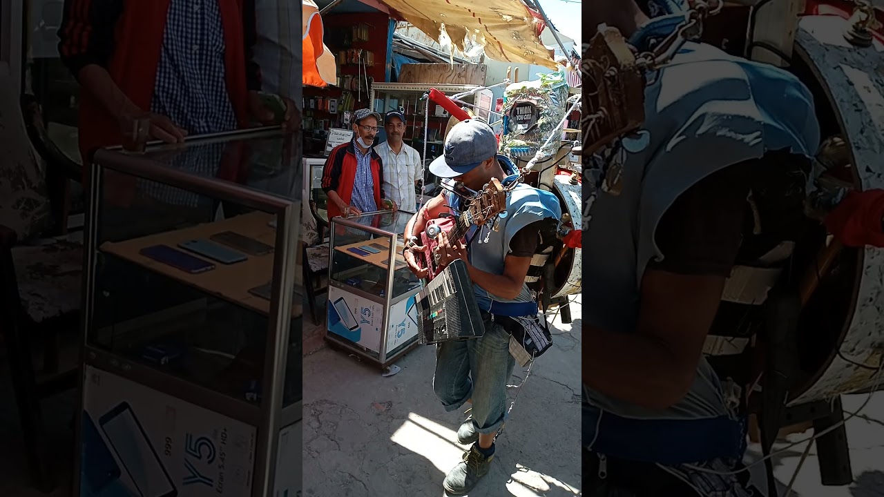 أغنية هاي يودي بصوت عادل جابري جولةبجوطية درب غلف  ONE MAN BAND OF MORROCO