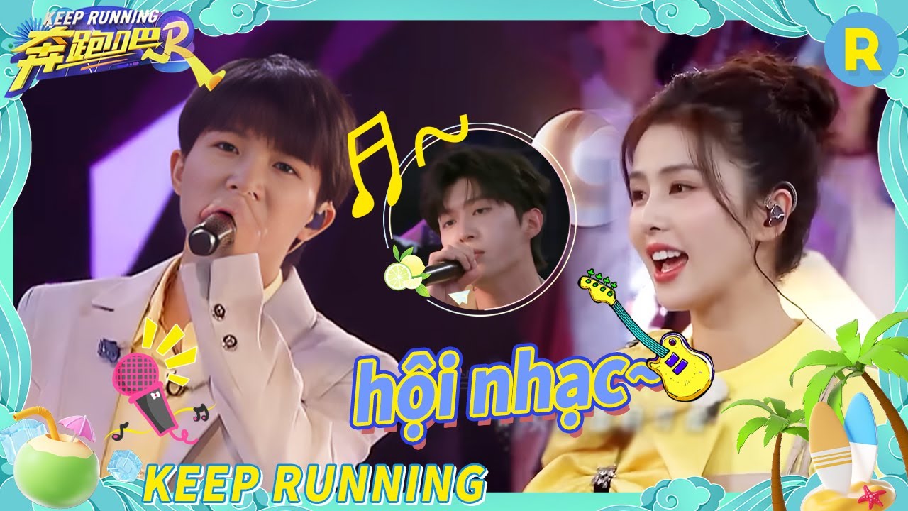 Tiếng h&aacute;t của Ch&acirc;u Th&acirc;m qu&aacute; đẹp nghe | Keep Running k&ecirc;nh Việtnam