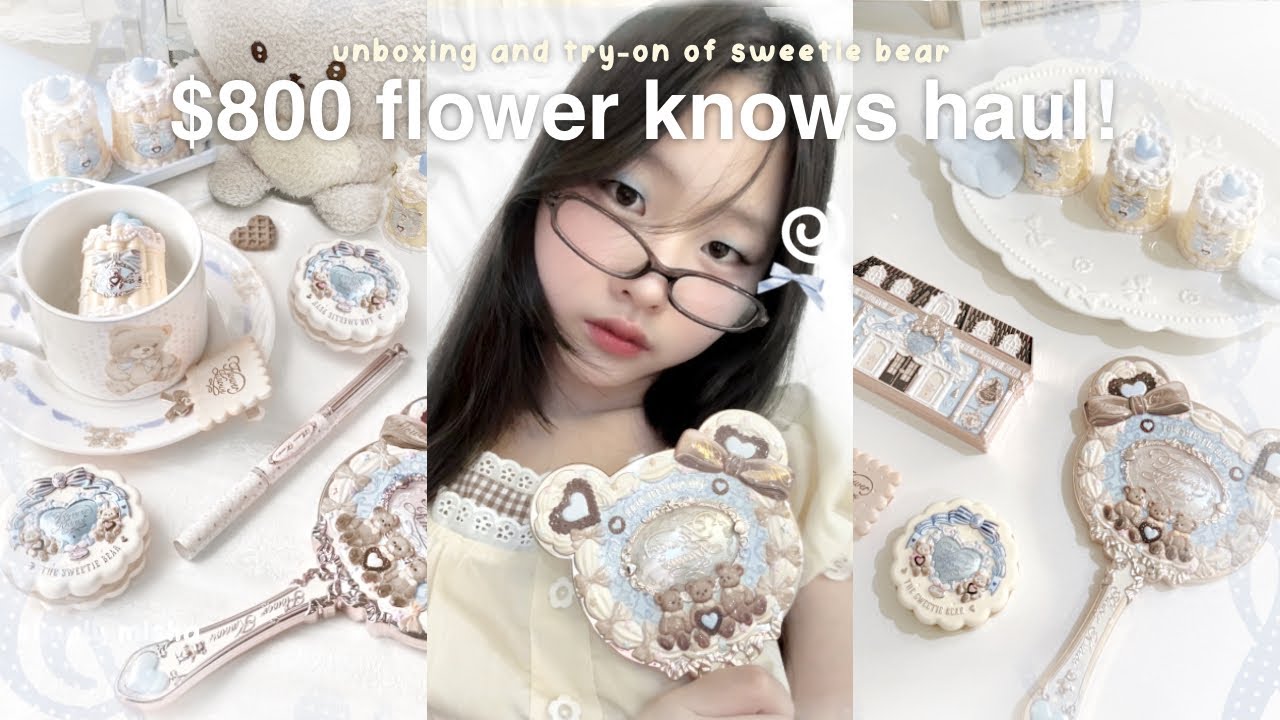 Цветок знает за 800 долларов *самый эстетичный макияж* 🧸🍮: коллекция косметики Sweetie Bear