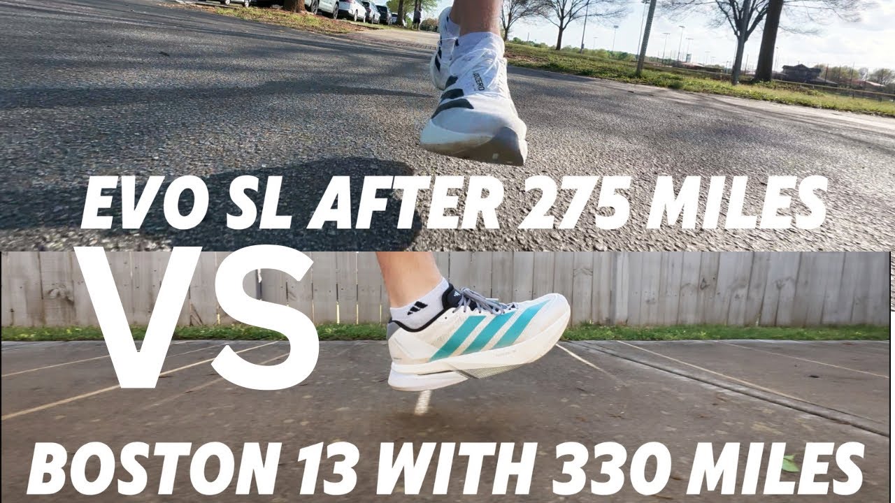 Evo Sl vs Boston 13 after 275 miles each