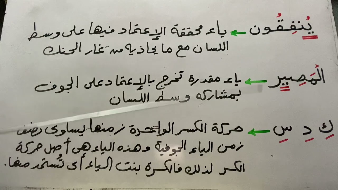 الكسر الفصيح لا يخرج بخفض الفك السفلي ⭕️⭕️ كفايه معلومات مغلوطه ⭕️⭕️ انتبهوا حبيباتي