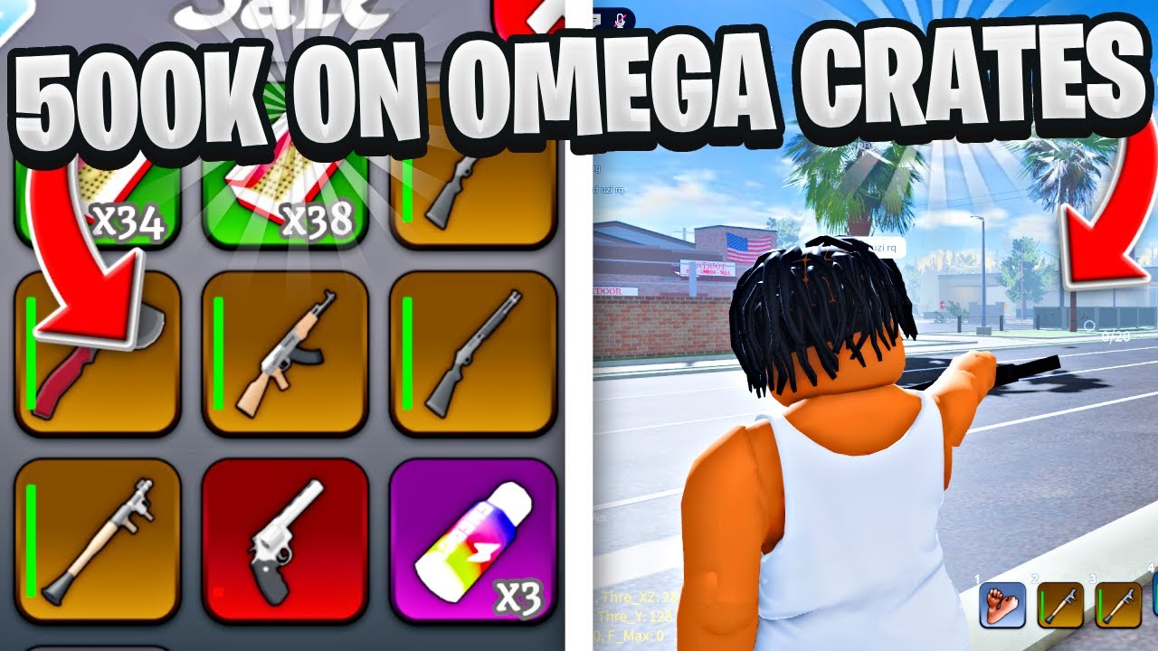 I SPENT $500K ON THE NEW OMEGA CRATE IN ROBLOX BLOCKSPIN