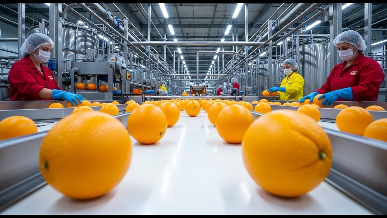 Inside the Factory: How Fresh Oranges Are Transformed Into Concentrated Juice Products