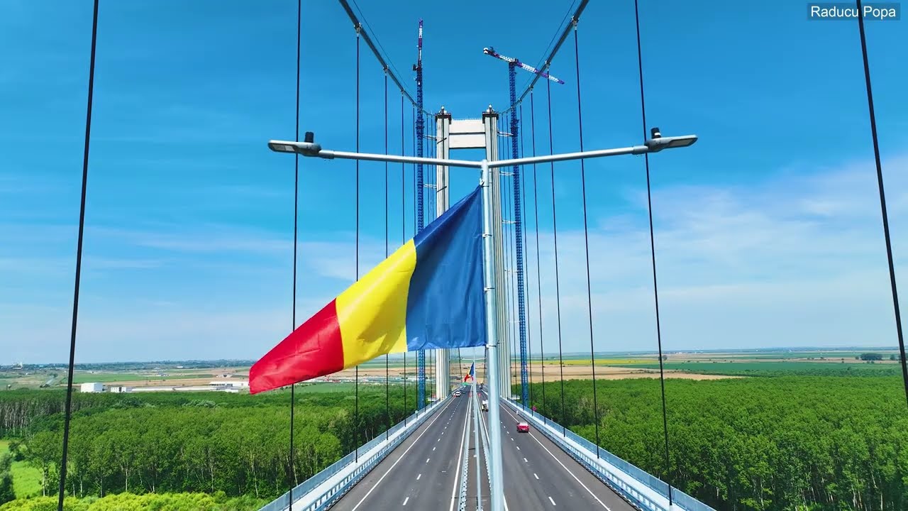 POD Brăila Ep. 313 | AMR 1 zi | Teste etanseitate | 05.07.23 | Suspension Bridge Construction