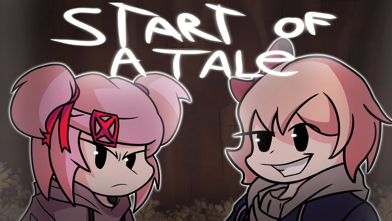 FNF Start of a Tale but Natsuki and Sayori🧁|| FNF LAST DETERMINED 1st SONG