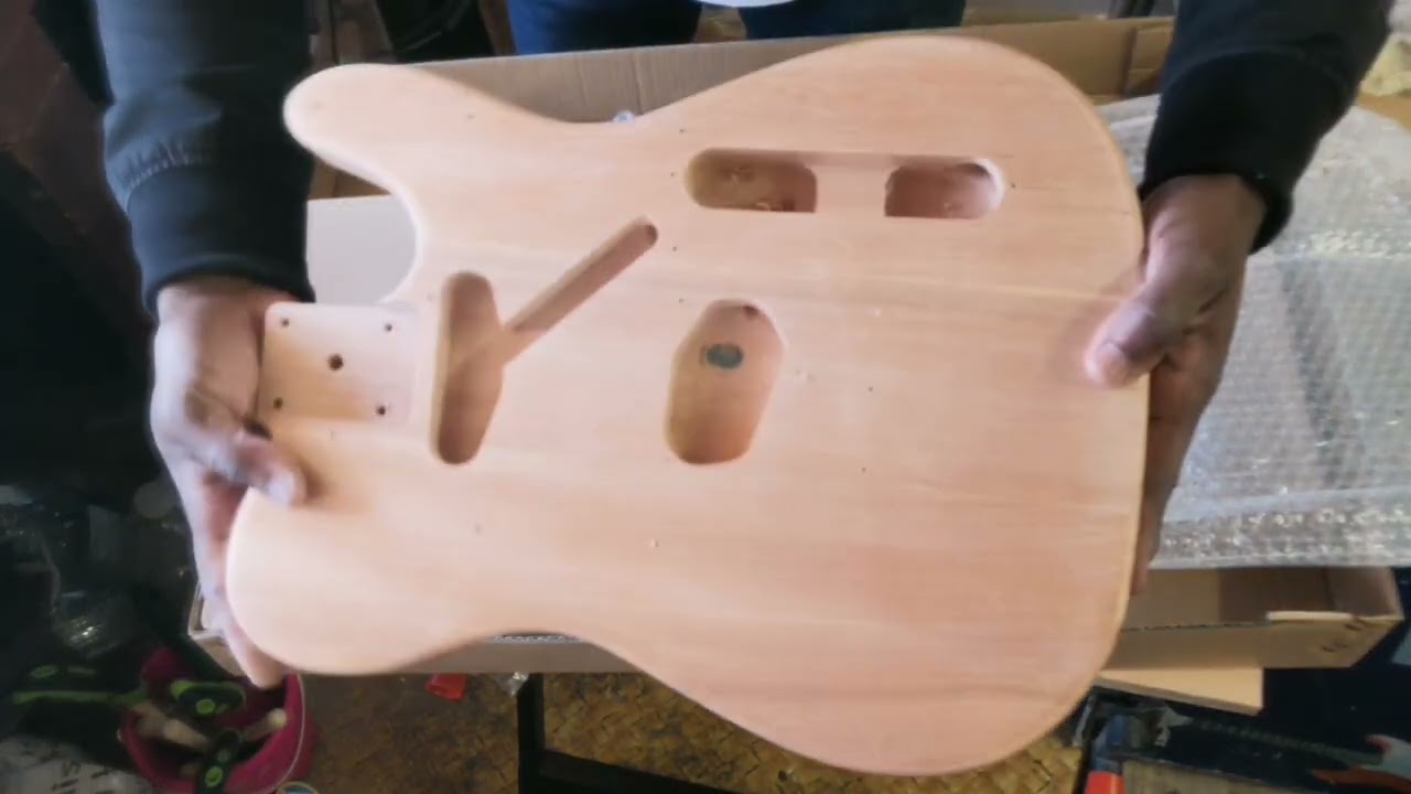 Harley benton T-Style guitar kit unboxing
