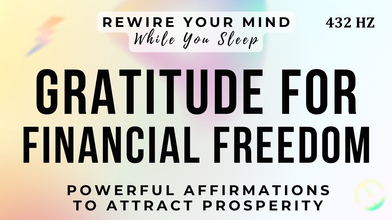 Manifest Financial Freedom 💰 Gratitude Affirmations to Attract Wealth 🌟