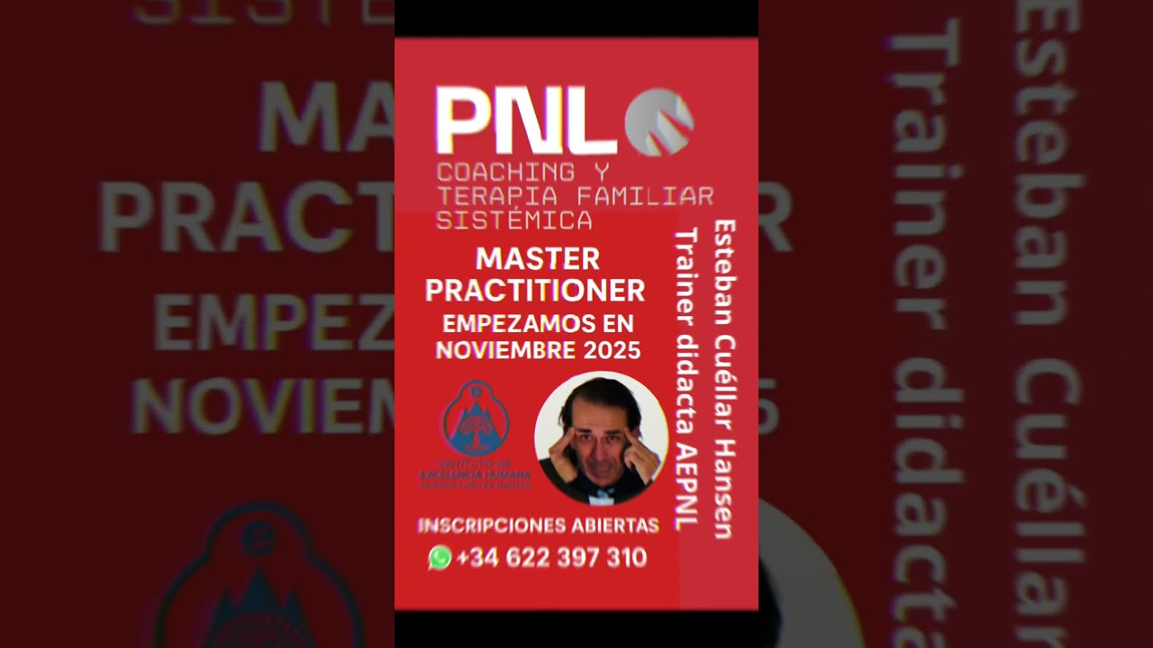 MASTER DE PNL #mallorcapnl #terapiadepareja #certificacionconpnl #pnl