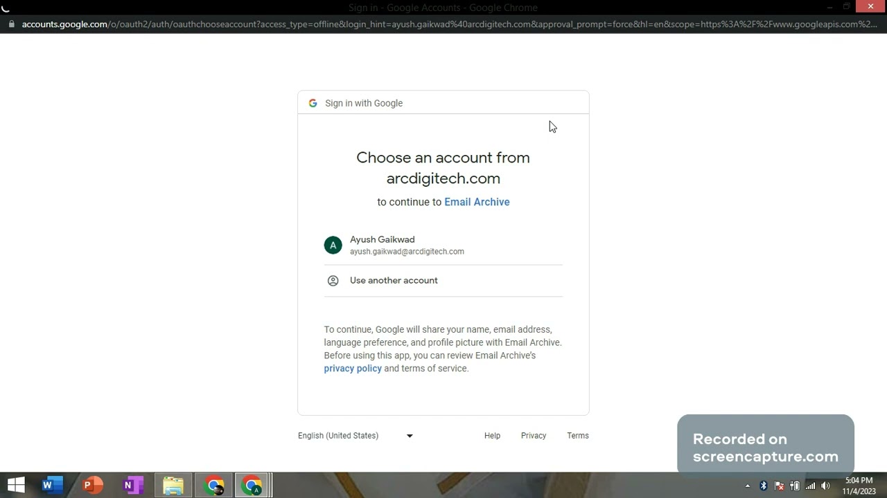 Google Cloud oAuth Verification for Email Archive a Google Workspace Add-on
