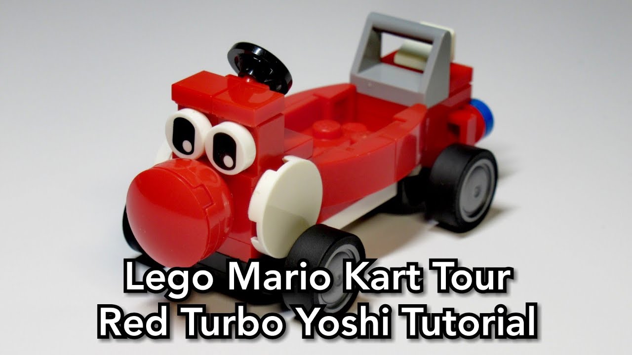 Lego Mario Kart Tour Red Turbo Yoshi Tutorial