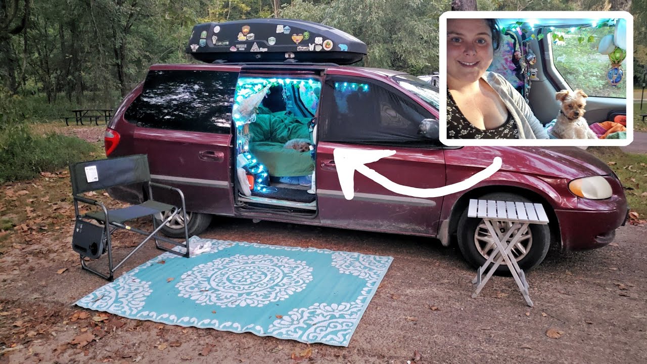 Back To VanLife | Living full-time in a minivan camper with my dog. (Mark Twain National Forest)