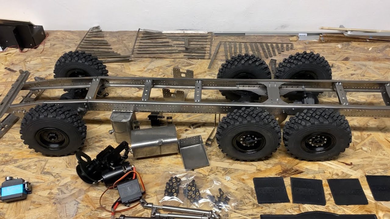 Камаз 1:10 что нужно для сборки Kamaz chassis parts